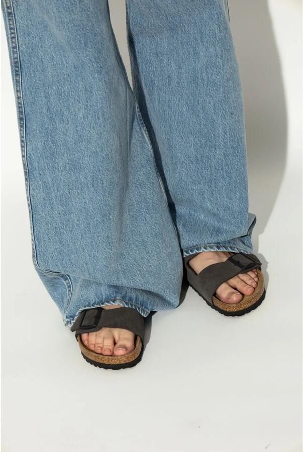 Birkenstock Arizona suède sandalen Grijs - Foto 2