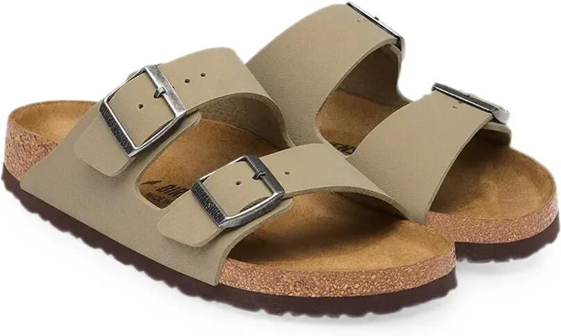 Birkenstock Arizona suède sandalen met gespsluiting Beige - Foto 5