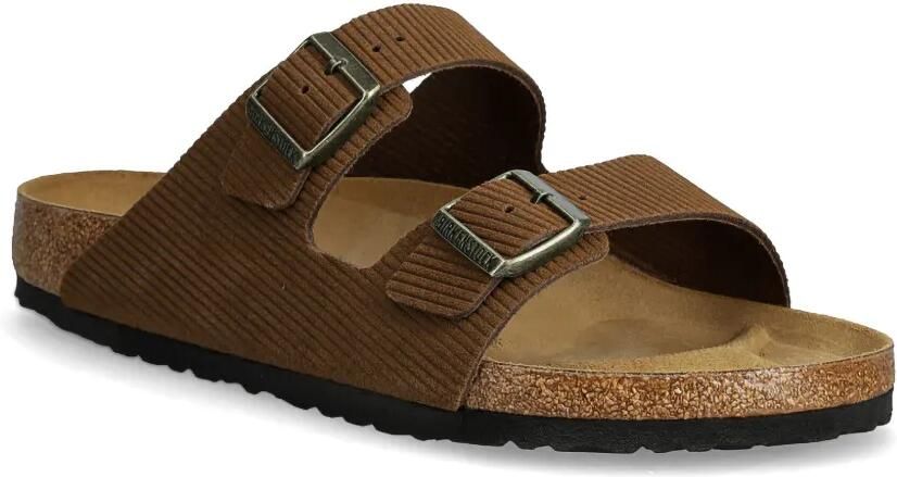 Birkenstock Arizona suède slippers Bruin - Foto 3