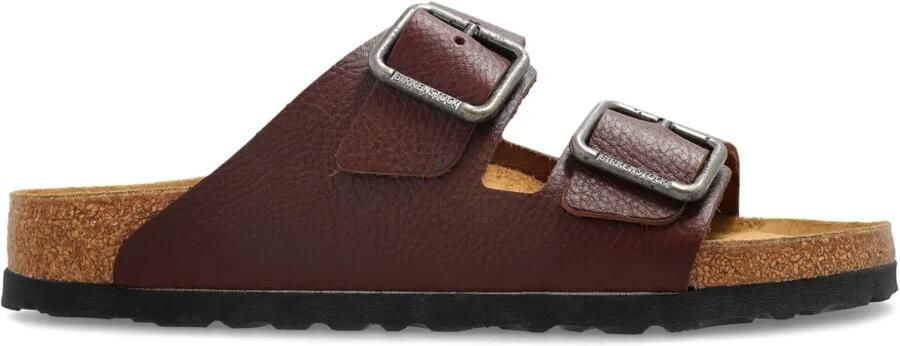 Birkenstock Arizona Wire sandalen met gesp Bruin