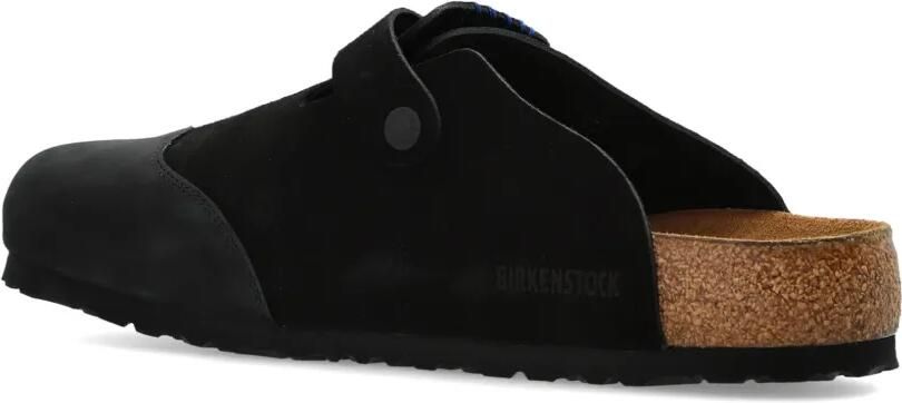 Birkenstock Boston Adererror muiltjes met gespsluiting Zwart - Foto 4