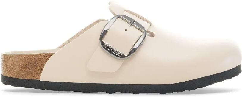 Birkenstock Boston Big Buckle sandalen Wit