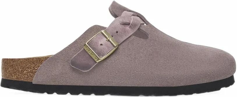 Birkenstock Boston braided clogs Paars