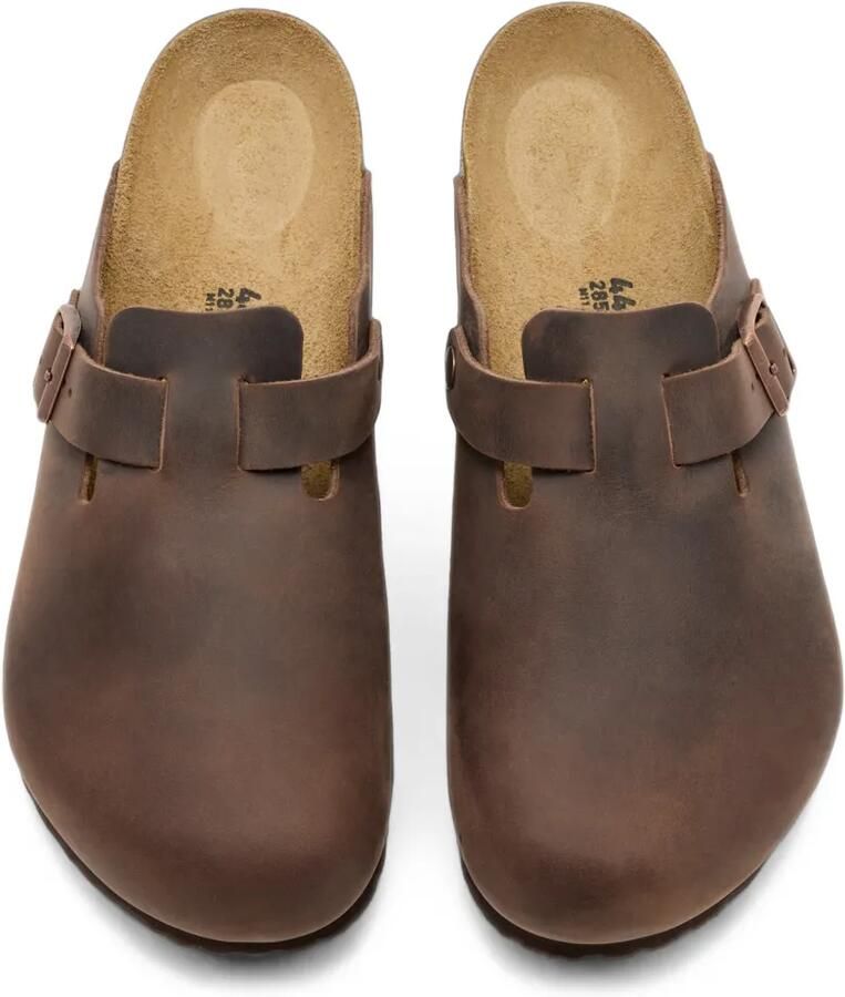 Birkenstock Boston sandalen met gespbandje Bruin - Foto 3