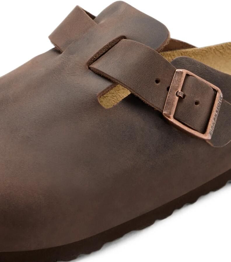 Birkenstock Boston sandalen met gespbandje Bruin - Foto 2