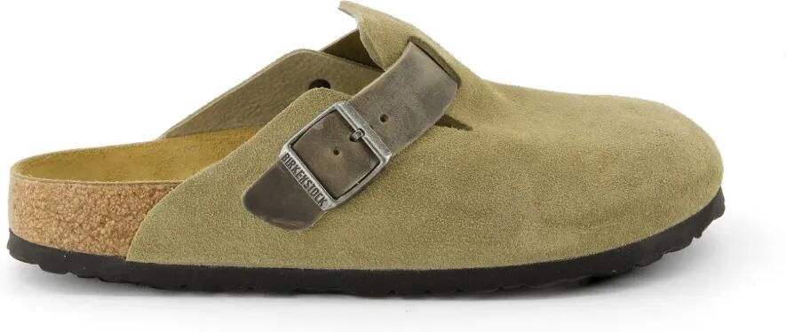 Birkenstock Boston klompen Groen