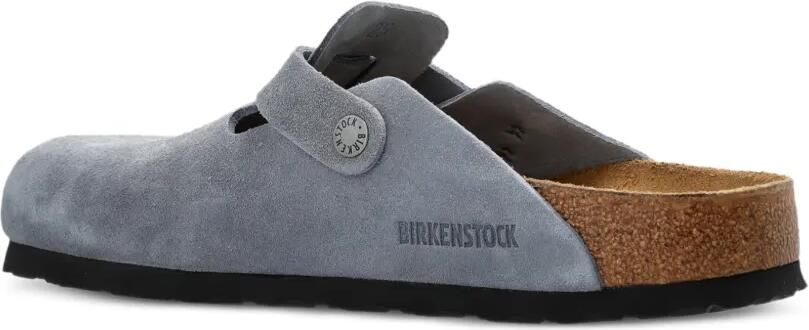 Birkenstock Boston klompen met gespbandje Blauw - Foto 4