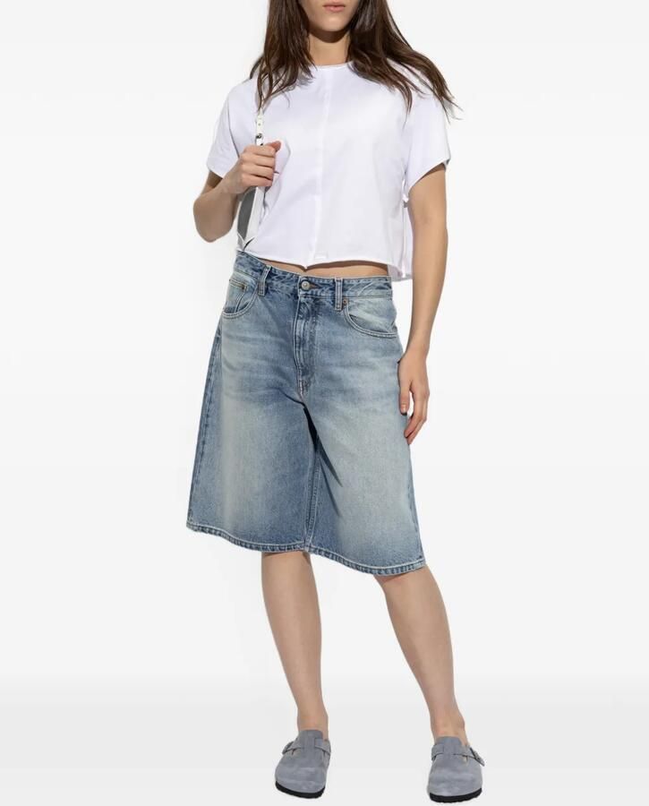 Birkenstock Boston klompen met gespbandje Blauw - Foto 3