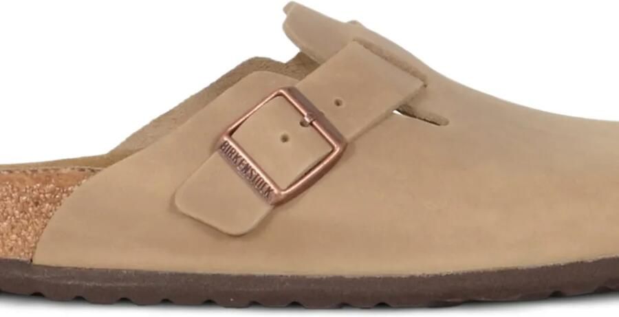 Birkenstock Boston klompen met voetbed Bruin - Foto 2