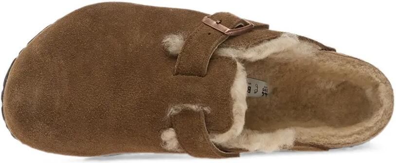 Birkenstock Boston lammy klompen Bruin - Foto 3