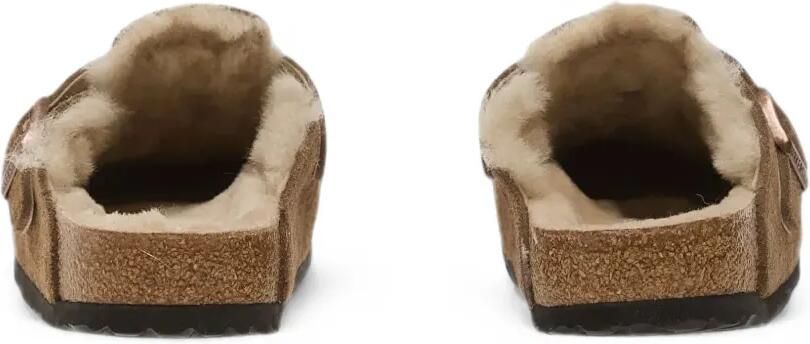 Birkenstock Boston lammy klompen Bruin - Foto 2