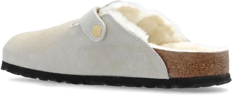 Birkenstock Boston lammy klompen Wit - Foto 5