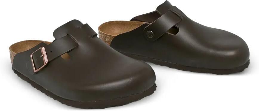 Birkenstock Boston leren muiltjes Bruin - Foto 4