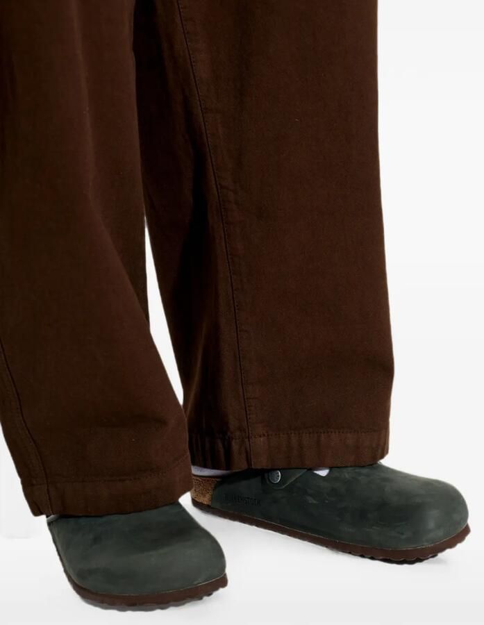 Birkenstock Boston leren muiltjes Groen - Foto 2