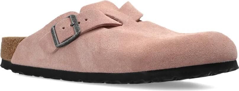 Birkenstock Boston leren muiltjes Roze - Foto 5