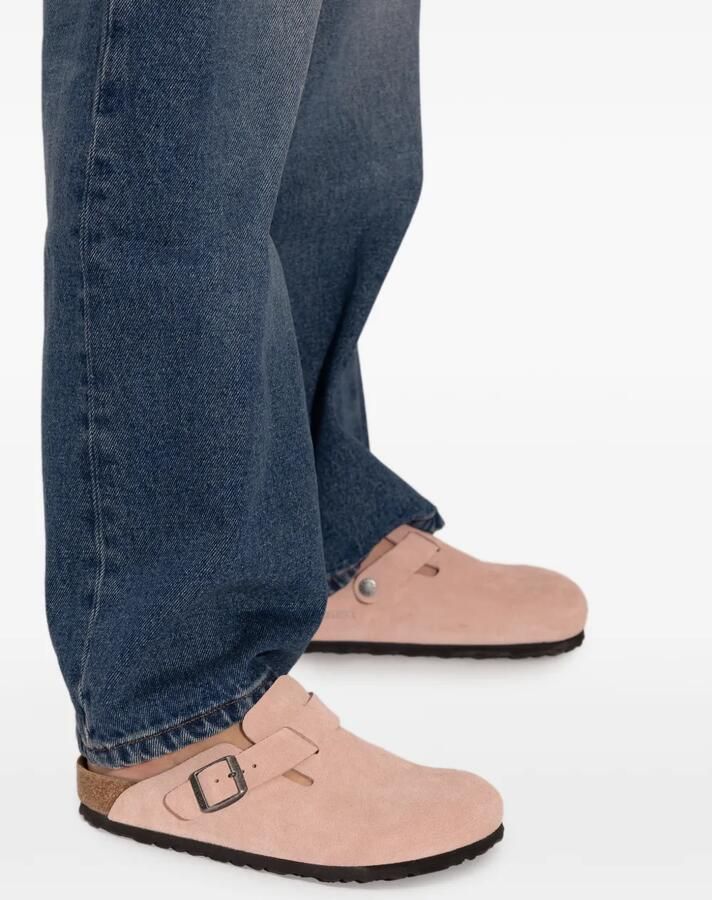 Birkenstock Boston leren muiltjes Roze - Foto 2