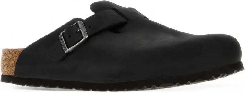 Birkenstock Boston leren muiltjes Zwart - Foto 2