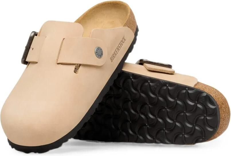 Birkenstock Boston loafers met gesp Beige - Foto 3