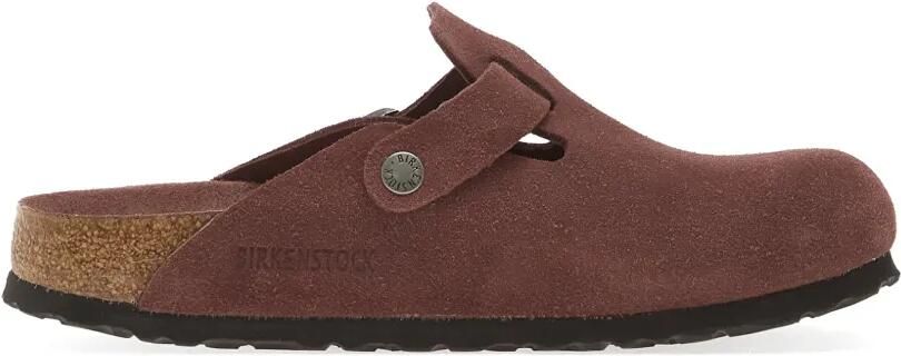 Birkenstock Boston muiltjes met gespsluiting Bruin