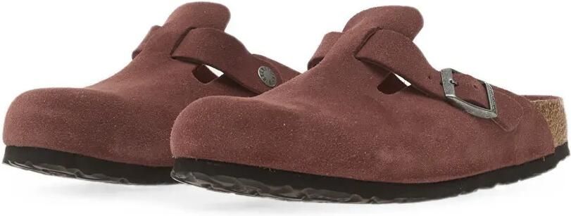 Birkenstock Boston muiltjes met gespsluiting Bruin - Foto 4