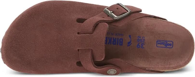 Birkenstock Boston muiltjes met gespsluiting Bruin - Foto 3