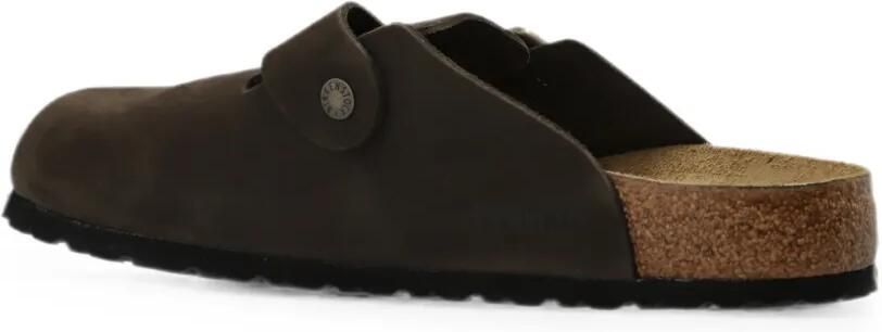 Birkenstock Boston muiltjes met gespsluiting Bruin - Foto 5