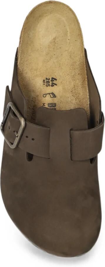 Birkenstock Boston muiltjes met gespsluiting Bruin - Foto 3
