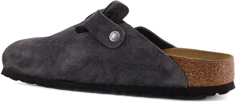 Birkenstock Boston muiltjes met gespsluiting Grijs - Foto 4