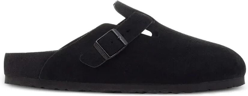 Birkenstock Boston muiltjes met gespsluiting Zwart