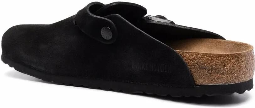 Birkenstock Boston muiltjes met zacht voetbed Zwart - Foto 4