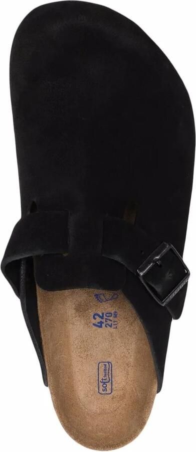 Birkenstock Boston muiltjes met zacht voetbed Zwart - Foto 2