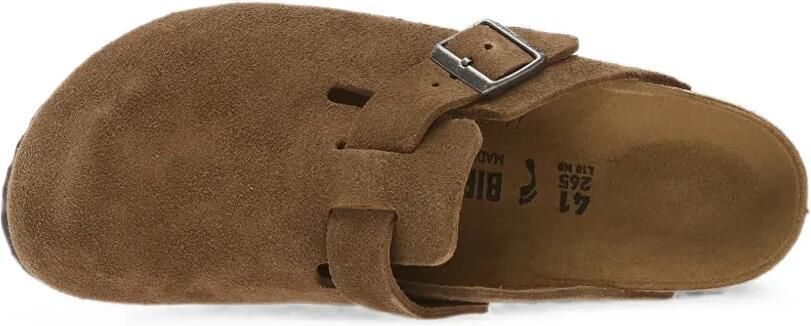 Birkenstock Boston platte instappers met gespsluiting Bruin - Foto 3