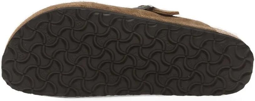 Birkenstock Boston platte instappers met gespsluiting Bruin - Foto 4