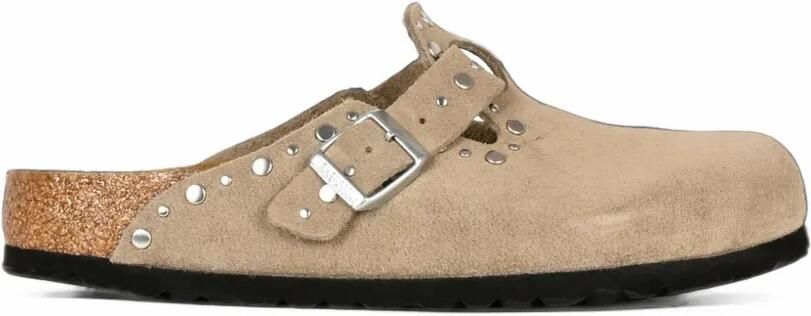 Birkenstock Boston rivets clogs Beige