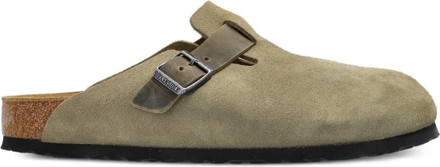 Birkenstock Boston sandalen Groen