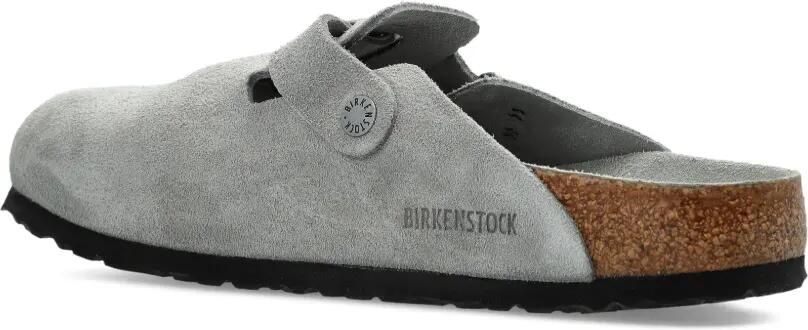 Birkenstock Boston sandalen met gespsluiting Grijs - Foto 4