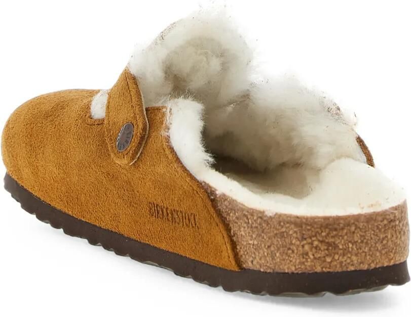 Birkenstock Boston sandalen met lammy voering Bruin - Foto 3