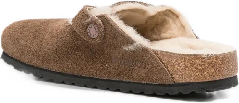 Birkenstock Boston shearling-lined mules Bruin - Foto 3