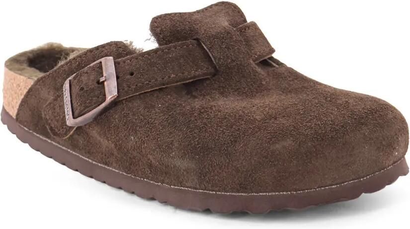 Birkenstock Boston shearling mules Bruin - Foto 2