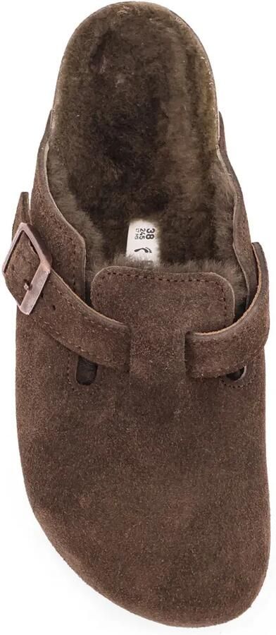 Birkenstock Boston shearling mules Bruin - Foto 3
