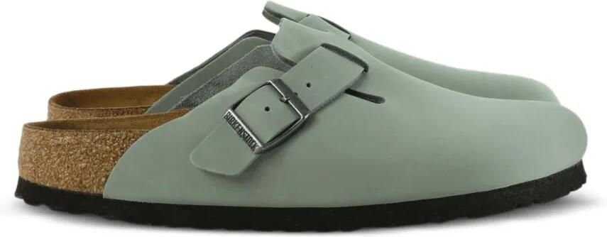 Birkenstock Boston slippers Groen