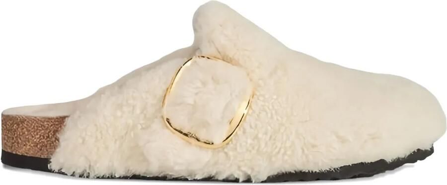 Birkenstock Boston slippers Wit