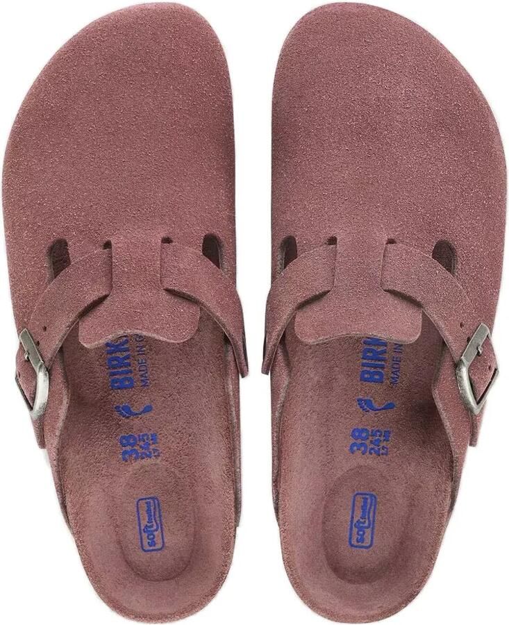 Birkenstock Boston suède muiltjes Bruin - Foto 2
