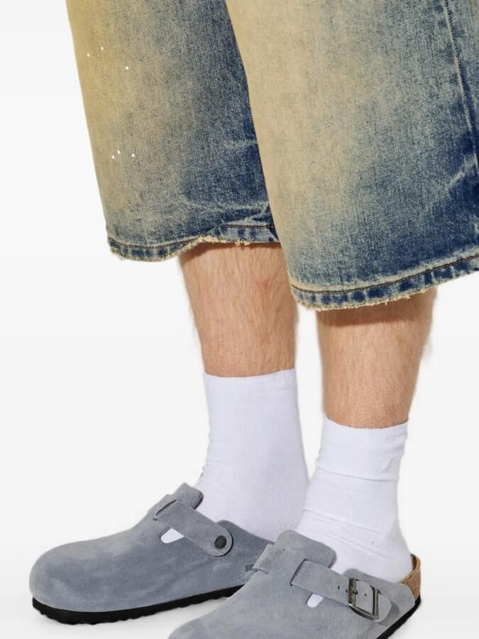 Birkenstock Boston suède muiltjes met gespsluiting Grijs - Foto 2