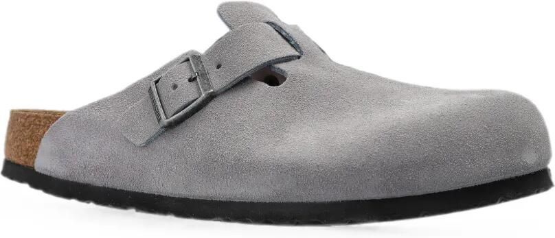 Birkenstock Boston suède muiltjes met gespsluiting Paars - Foto 5