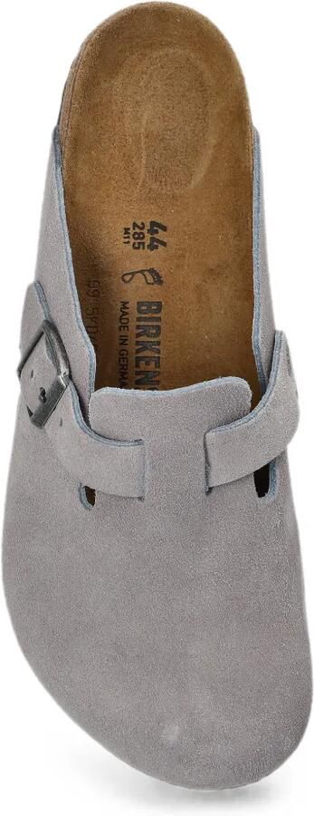 Birkenstock Boston suède muiltjes met gespsluiting Paars - Foto 3