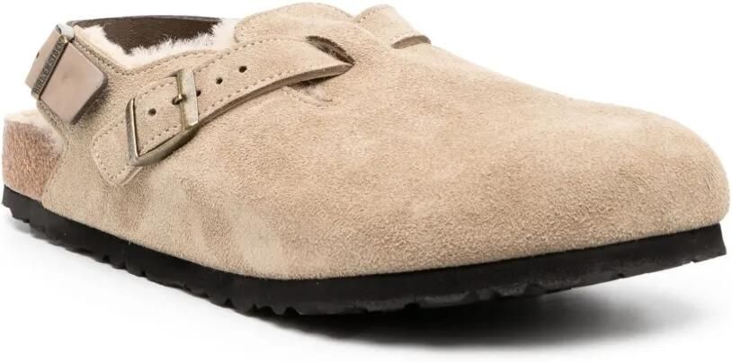 Birkenstock Boston suède sandalen Beige - Foto 4