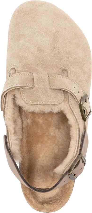 Birkenstock Boston suède sandalen Beige - Foto 3
