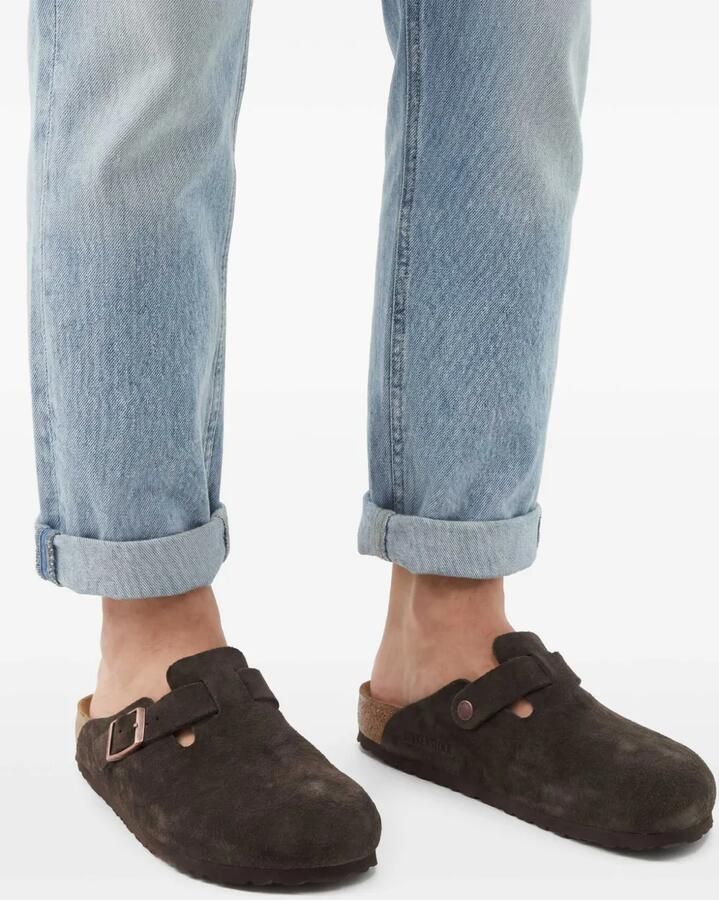 Birkenstock Boston suède sandalen Bruin - Foto 2