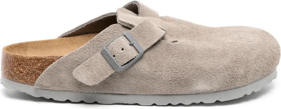 Birkenstock Boston zacht voetbed Grijs